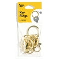 thumbnail image 3 of (2 pack) Cousin DIY Gold Metal Key Rings, Keychain and Lanyard Making, 54mm, 3 Piece, 3 of 8