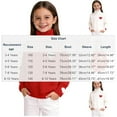 thumbnail image 7 of Posijego Boys Girls Turtleneck Sweater Valentine's Day Heart Graphic Long Sleeve Knit Sweaters Pullover Spring Tops, 7 of 7