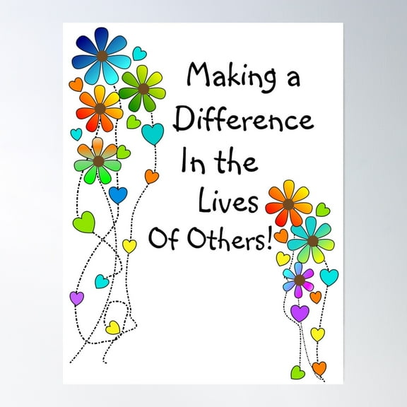 Caregiver Quote Poster Wall Art, Modern Wall Decor, 8x12 UNFRAMED