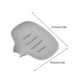 thumbnail image 2 of Advancent Jabonera de ducha de PP, jaboneras duraderas con ventosa para jaboneras de baño, para limpiar el de drenaje de la ducha con Juegos de accesorios de baño gris 1, 2 of 6