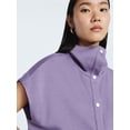 thumbnail image 5 of Scoop Women's and Women's Plus New Scubaknit Snap Vest, Sizes XS-4X, 5 of 6