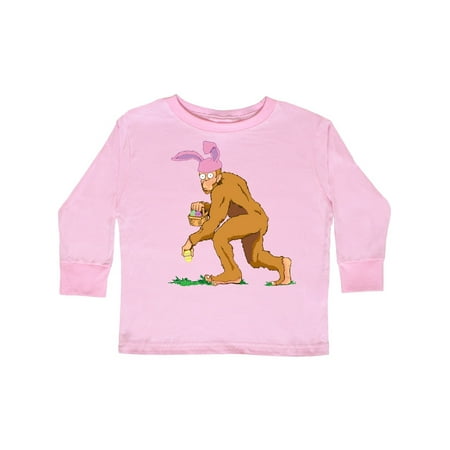

Inktastic Bigfoot is the Easter Bunny Gift Toddler Boy or Toddler Girl Long Sleeve T-Shirt