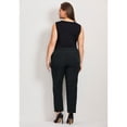 thumbnail image 2 of Avenue Women's Plus Size Petite Cool Hand Straight Leg Pant, 2 of 2