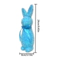 thumbnail image 3 of 1/6PCS Easter Decorations Flocked Rabbit Decorative Figurines, Easter Rabbit Decor for Spring Indoor Table Decorations Rustic Farmhouse Decor for Easter Gift, 3 of 9