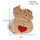 thumbnail image 2 of Padres Y Bebés Adornos De Animales De Madera Decoración De Escritorio Regalo Del Día De La Madre Scienceny HA043854-02, 2 of 6