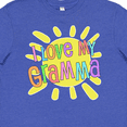 thumbnail image 4 of Inktastic I Love my Gramma- sun and rainbow letters Youth T-Shirt, 4 of 5
