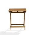 thumbnail image 4 of Pemberly Row Folding Table and 2 Outdoor Side Chairs in Natural Oil Finish, 4 of 6