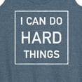 thumbnail image 3 of Instant Message - I Can Do Hard Things - Ladies Racerback Tank, 3 of 6
