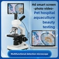 thumbnail image 2 of Professional Microscope With Display Screen 9-Inch High-Definition Display For Mite, Sperm, Egg, Aquaculture, Fish Disease Detection, School Laboratory, Optical Microscope, 2 of 4