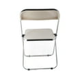 thumbnail image 4 of Party Chairs,Folding Chair INS Style Metal Folding Chair Foldable Chair Stylish and Modern, 4 of 10