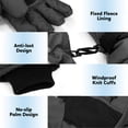 thumbnail image 5 of Cooraby 2 Pack Long Kids Winter Ski Gloves Waterproof Warm Snow Gloves Thick Unisex Mitten Gloves for Girls Boys, 5 of 7