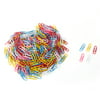 Office Plastic Ticket Invoice Bookmark Binding Paper Clips Assorted Color 500pcs