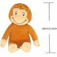 thumbnail image 2 of Curious Monkey Monkey Cute Plush Toy Doll, 2 of 5