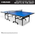 thumbnail image 2 of HEAD 15mm Surface Grand Slam Indoor Ping Pong Table Tennis with Net and Post Set, 2 of 11