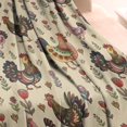 thumbnail image 3 of Beige Chicken Folk Pattern Blanket,Comfortable Soft Lamb Wool Throw Blanket,All Season,Warm Lightweight Blankets for Sofa Bed Couch Living Room Chair,30"x40", 3 of 4