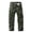 Army Green 1, variant on Men Cargo Pants Straight Leg Multi Pocket Casual Trousers Drawstring Waist Relaxed Fit,30,Green