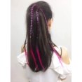 thumbnail image 3 of 4PCS Gradient Colored Wig Braid Seamless Hair Ties Elastic Hair Bands Ponytail Holders, 3 of 7