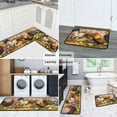 thumbnail image 6 of 2 Piece Coffee Kitchen Decor Rugs Set, Farmhouse Country Kitchen Rugs and Mats Non Skid Washable Absorbent Microfiber Kitchen Accessories Decoration Floor Mats 17"x47"+17"x30", 6 of 6