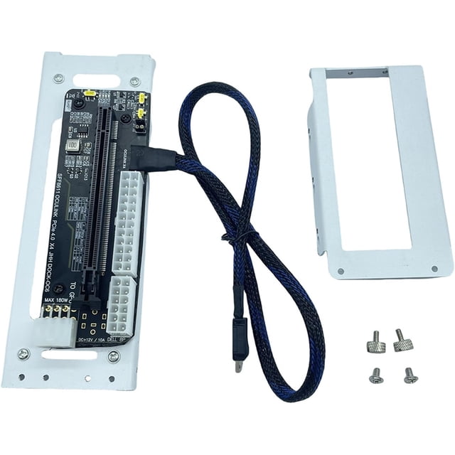 Laptop EGPU Bracket for External Adapter Enhances GPU and PCIe Card Expansion in Small Computers Support PCIE4.0
