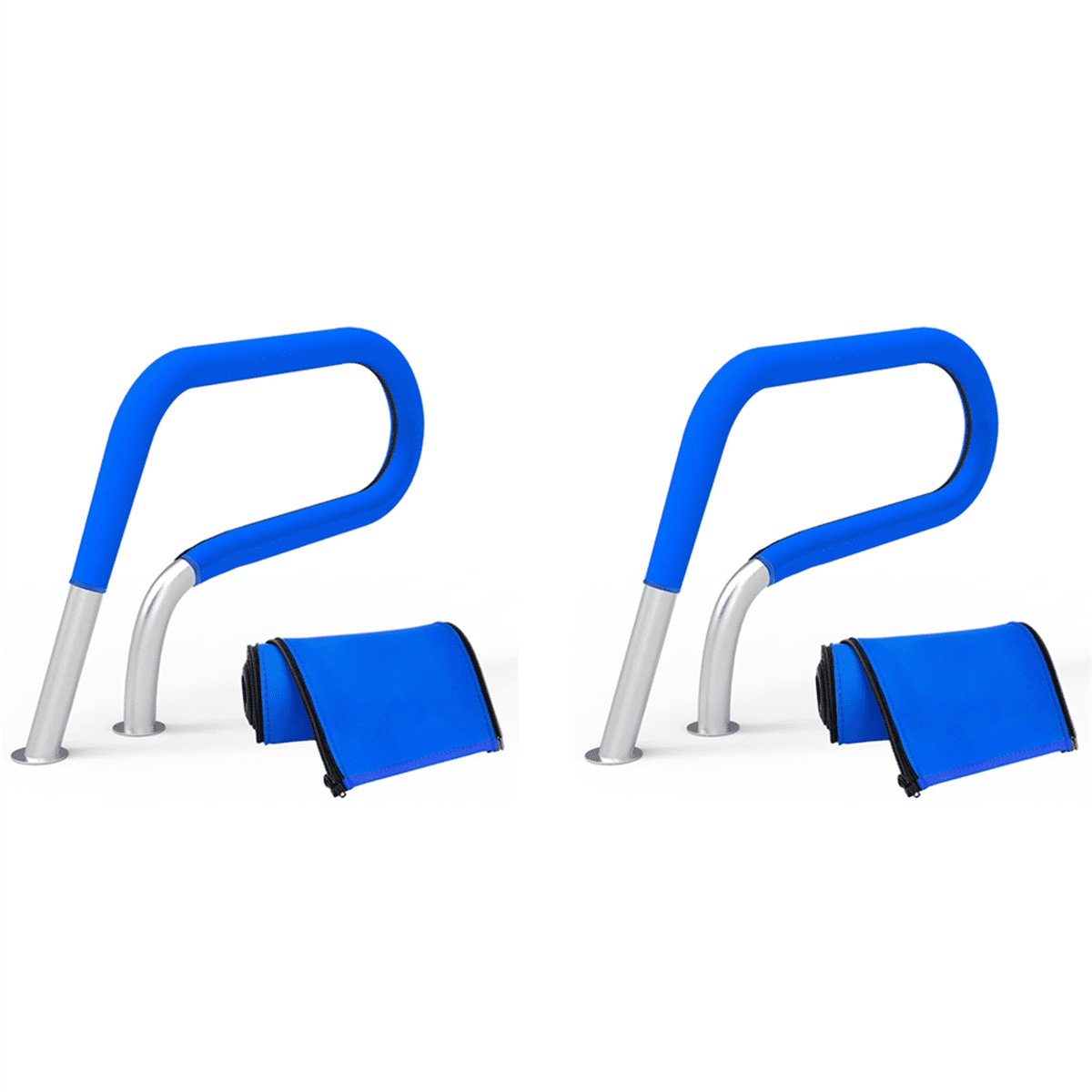 2X Pool Railing Covers4 Feet Zippered Swimming Pool Handrail Covers