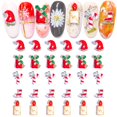 thumbnail image 1 of Colgantes de uñas WOKOTO Christmas de aleación para decoración de uñas, 30 unidades, 1 of 8