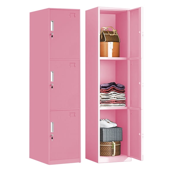 Komfort Locker Metálico De 3 Puertas 38x42x180