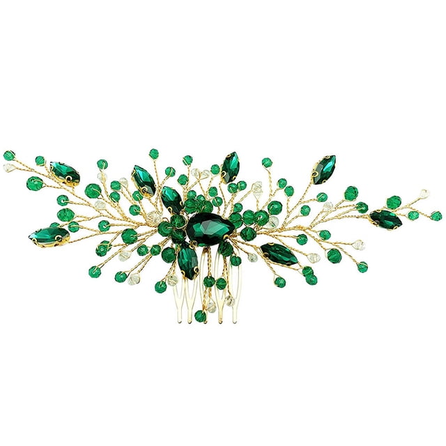 Shisuyan Crystal Hair Comb Bride Wedding Comb Headpiece Bridal Hair Accessories