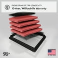 thumbnail image 3 of K&N Engine Air Filter: High Performance, Premium, Powersport Air Filter: 2016-2019 TRIUMPH (Bonneville T100, Black, T120, Street Cup, Street Scrambler, Street Twin) TB-9016, 3 of 6
