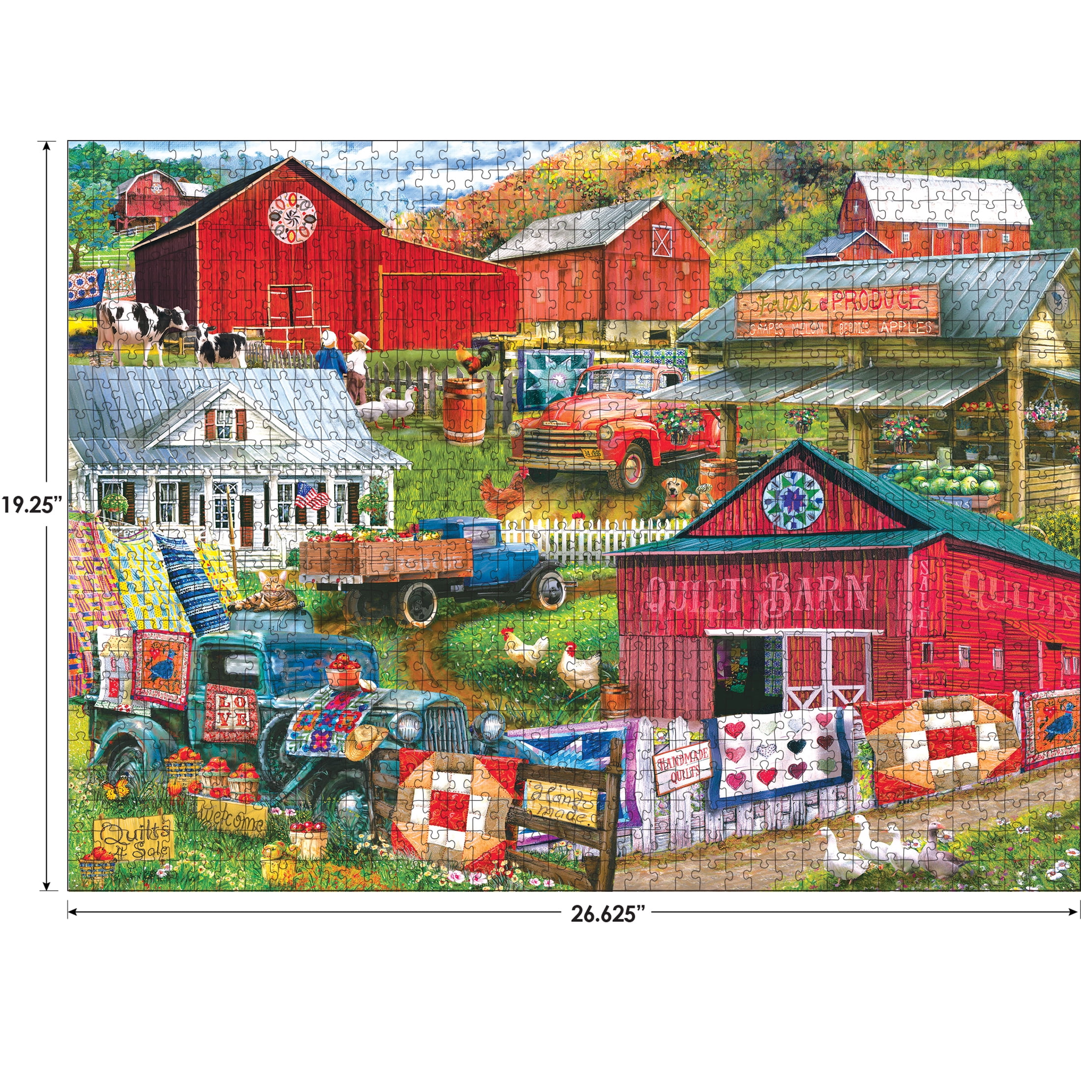 RoseArt - Kodak Premium 1000 pièces -Compilation des pays- Puzzle à emboîter pour adultes