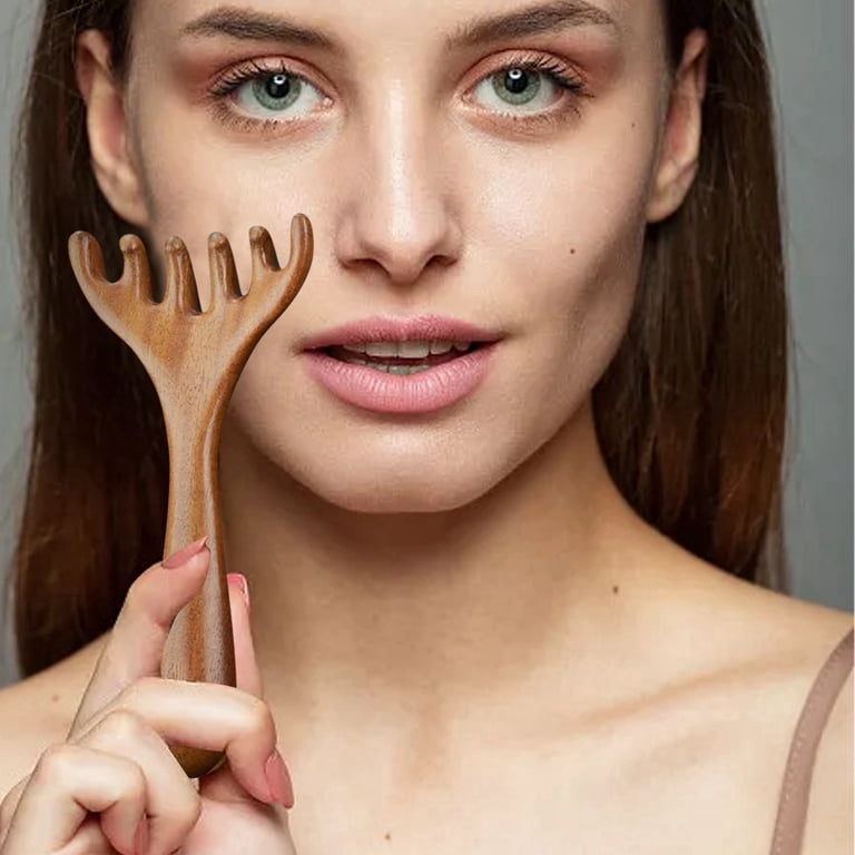 Scalp Massager Tool Manual Head Relaxation Comb for Face Neck