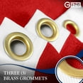 thumbnail image 3 of G128 2 Pack: Tennessee TN State Flag | 6x10 Ft | StormFlyer Series Embroidered 220GSM Spun Polyester | Embroidered Design, Indoor/Outdoor, Brass Grommets, Heavy Duty, All Weather, 3 of 10