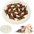 thumbnail image 1 of Tazón de gato anticorrupción, promueve una dieta saludable y una digestión lenta del blanco grande PenghuiLiu 9024719105499, 1 of 5