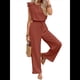 thumbnail image 3 of para Mujer, Verano 2025, Mangas con Volantes, Cuello Cuadrado, con Cordón y Bolsillos, Color Naranja, Talla L, 3 of 9