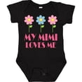 thumbnail image 3 of Inktastic Mimi Loves Me Daisies Girls Baby Bodysuit, 3 of 5