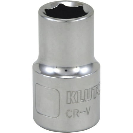 Klutch Socket, Metric, 10mm, 1/2in.-Drive, 6-Pt.