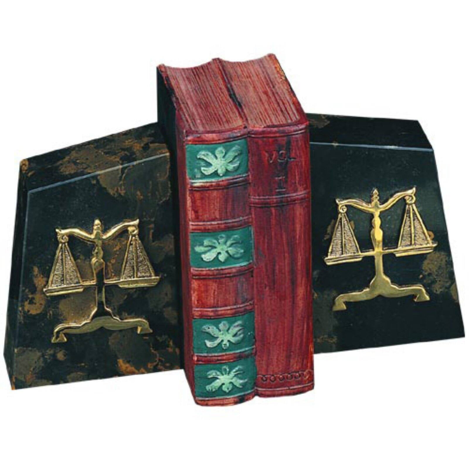 Cappuccino Marble Legal Bookends