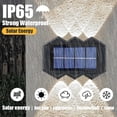 thumbnail image 3 of Lámpara Solar de pared con Sensor de luz inteligente, luz LED impermeable para exteriores, iluminación Solar para balcón, farolas, Patio, decoración de jardín, 3 of 4