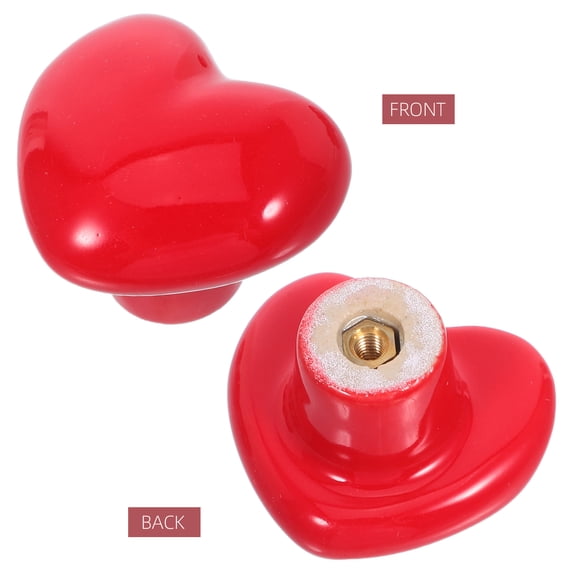 ELAYARD -Shaped Ceramic Drawer Knobs for Dressers and Cabinets, Smooth Glazed Finish, Easy to Install Hardware
