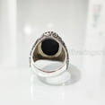 thumbnail image 7 of Black Onyx Mans Ring, Natural Black Onyx, December Birthstone, Silver Jewelry, 925 Silver Ring, Birthday Gift, Heavy Mens Ring, Arabic Design, Ottoman Style Ring, Christmas, Turkey Mens Signet Ring, 7 of 7
