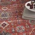 thumbnail image 6 of Nourison Fulton Floral Vintage Non-Slip Flatwoven Indoor Rug Rust 5' x 7', 6 of 7