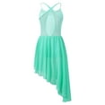 thumbnail image 2 of DPOIS Kids Girls Ballet Dance Dress Contemporary Lyrical Ballroom Dance Leotard Mint Green 13-14, 2 of 7