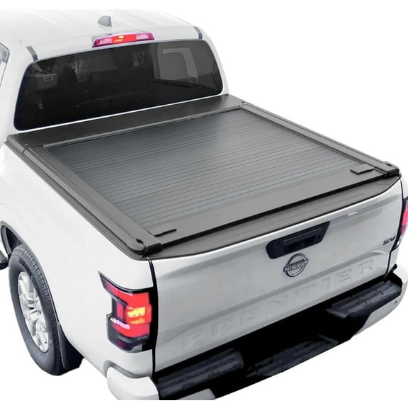 Syneticusa MR Series Retractable T-Slot Rails Hard Truck Bed Cover for 2005-2026 Frontier 6ft 73.3” Bed
