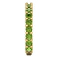 thumbnail image 4 of 1.26 ctw Wedding Band for Women - 14K Yellow Gold Natural Peridot Stackable Eternity Ring, 4 of 6