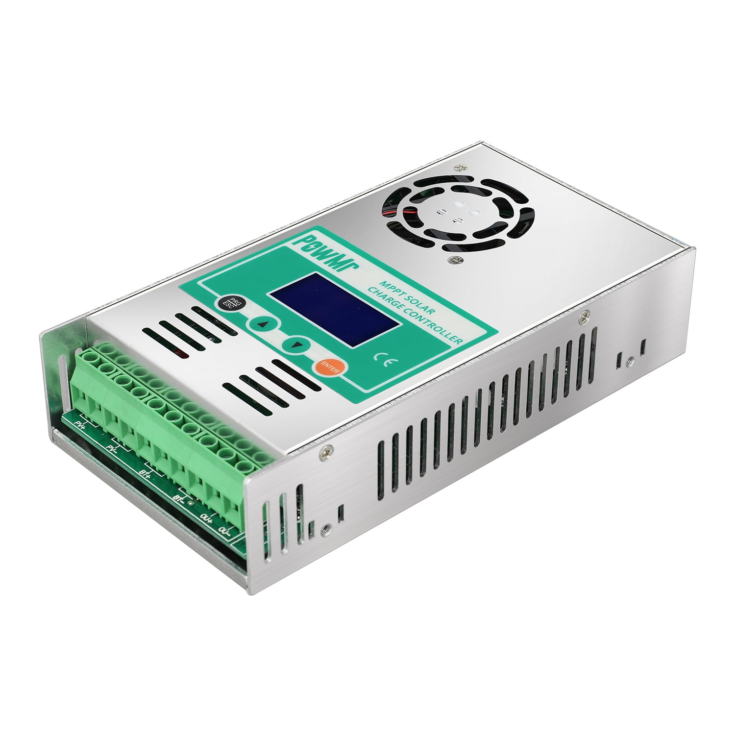 PowMr 60A MPPT Solar Charge Controller, 12V/24V/36/48VDC Input, LCD Display Solar Charge Controller Regulator For Flooded Lead-acid Vented Sealed Gel NiCd Lithium Battery