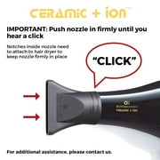 Olivia Garden Ceramic + Ion Professional Hair Dryer CIDR1 | Lightweight Fast-Drying Hair Dryer with Ionic Technology
