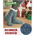 thumbnail image 2 of EBMORE Calcetines Pantuflas Difusos para Mujer, Cálidos para Invierno, Antideslizantes, Color Azul, 2 of 7