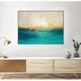 thumbnail image 2 of Giant Art Canvas  40x30 Coastline II Framed in Pink, 2 of 3
