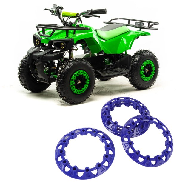 Cubierta Decorativa Para Cubo De Rueda De Atv, 4 Piezas De Protección De 8 Pulgadas, Cubierta De Ajuste De Tapacubos De Plástico Contra Arañazos, Universal Para Go Kart