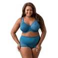 thumbnail image 2 of Elila Women&rsquo;s Plus Size Lacey Curves Cheeky Panty, Style 3311 Teal, 2 of 2