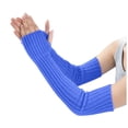 thumbnail image 1 of WEAIXIMIUNG Gants d'Hiver pour Garçons, Laine Tricotée Sans Doigts, Manches Longues Droites, 1 of 4
